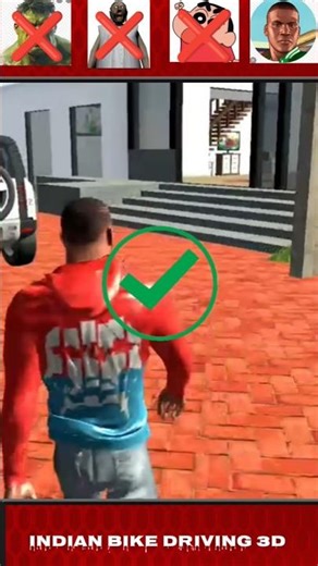 Which Character is Jump to Franklin City in Indian bike driving 3d #gta #indianbikedriving3d