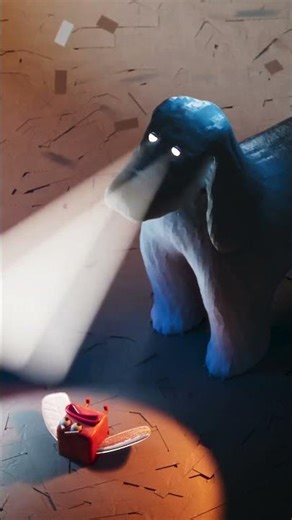 Oh sh, this fly is in danger! #3danimation #blender3d #alien #dog