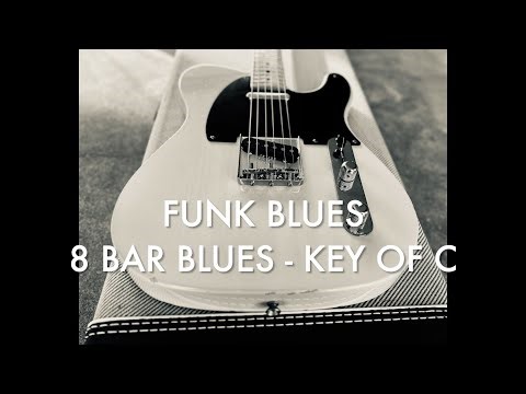 Funk Blues Backing Track - 8 Bar Blues Key Of C - 70's Vibes Funky