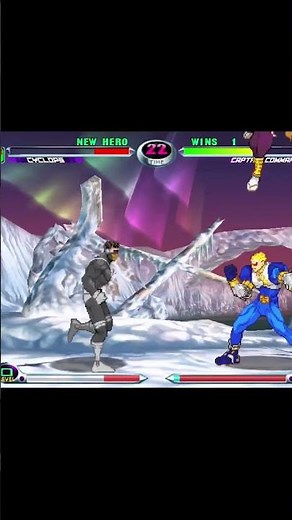 MvC2: Duke - Cyclops Frame Perfect Gene Splice Invincibility vs Captain Sword .:11.12.22:.