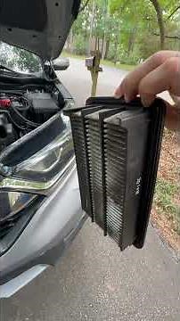 Quick and easy! 2017 - 2022 Honda CRV Air Filter Change. #Shorts