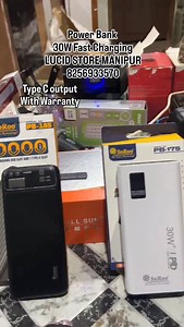1.8K views · 122 reactions | Power Bank 30W Fast Charging LUCID STORE MANIPUR 8256933570 #power #bank #typec #output #mah #10000 #20000 #made #india #black #white #display #percentage | Lucid Store Manipur | Facebook