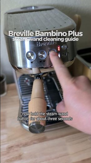 Steam Wand Cleaning Breville Bambino Plus
