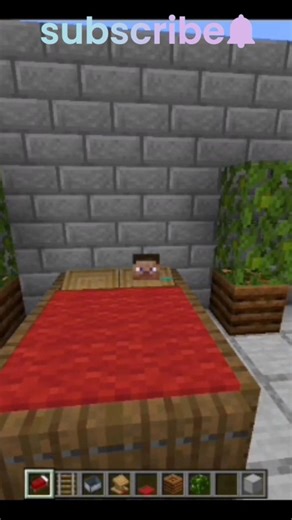 Realistic Bed in minecraft#minecraft #short