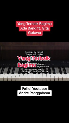 Yang Terbaik Bagimu - Karaoke Ada Band ft. Gita Gutawa