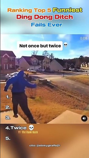 Ding Dong Ditch Gone WRONG 😭 Funniest Fails Ever #fail