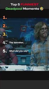 Top 5 FUNNY Deadpool Moments In Franchise!#shorts #deadpool