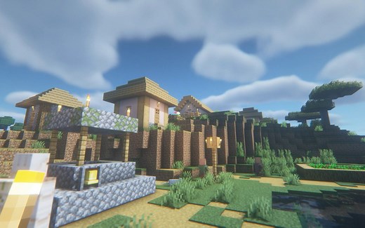[Minecraft1.18.2] 原来我的mc可以这样精致！（BSL光影 replay mod）