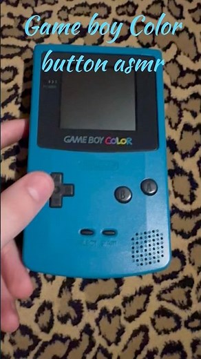 Game boy color button asmr #gamecollecting #retrogaming #gameboy #gameboycolor #asmr