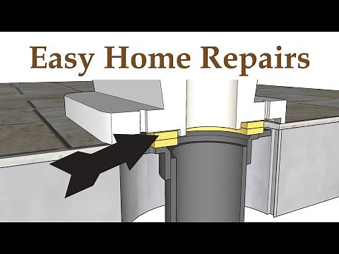 How To Stop Leaking Toilets By Adding Another Wax Ring - Easy Home Repairs For Do It Yourselfer's