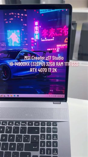 💥MSI CreatorPro Z17 HX Studio💥 i9-14900HX/32RAM /1TR SSD/RTX ™ 4070/17