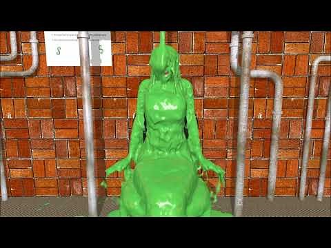 Hot Girl Gets Slimed With Gooey Splat SFX 3