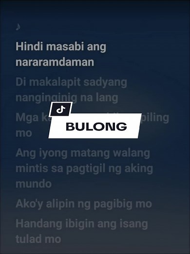 BULONG Lyrics Full | Sad Song with English Lyrics | Karaoke Songs