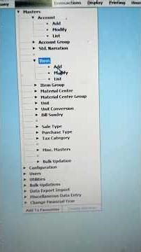 Create Items in Busy Accounting Software #busy
