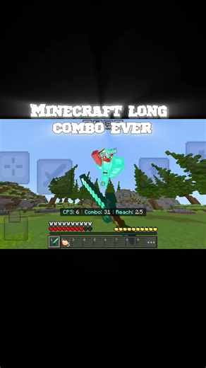 Minecraft LONGEST COMBO EVER 😳🔥 (Don’t Blink!) #viral