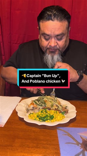 Grilled Poblano Chicken Dinner with Captain Bun Up