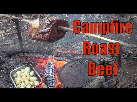 Roast Beef Over an Open Fire