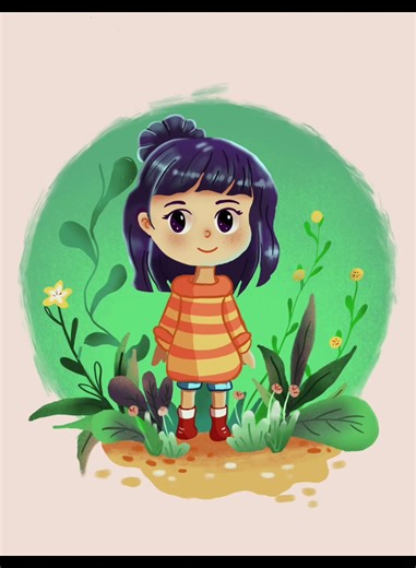 Something a little different today — this drawing was made by following a tutorial from @Art with Flo . Sometimes it's nice to slow down and learn step by step! What do you think of this style? 🫶❤️ #digitalart #procreate #artwithflo #drawing #illustration #digitaldrawing #arttutorial #stepbystep #artpractice #drawwithme #arttok #procreateart