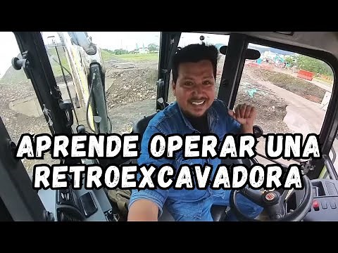tutorial como se opera una retroexcavadora nivel experto
