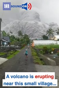 The ash cloud is so thick that it's blocking out sunlight in parts of the region via Newsflare | Daily Mail US