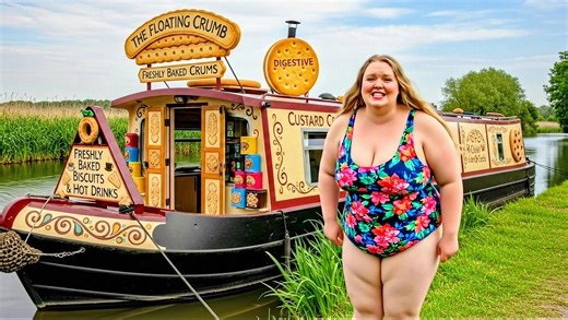 79K views · 374 reactions | The floating crumb, a narrowboat selling tea and biscuits. Shanti Tea Boat does something similar. #narrowboat #canal #british #boating #canalboat | Canal Boats | Facebook