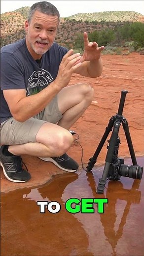 How to find a perfect reflection from a puddle. Look for a puddle.