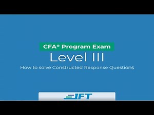 CFA Program Level III Essay Exam