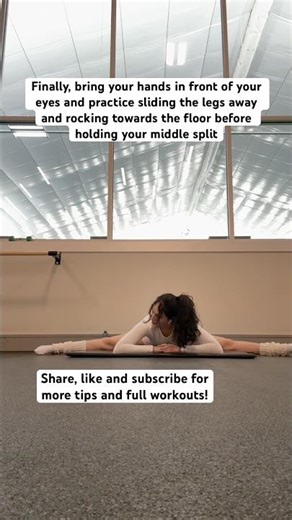 Do These Moves To Get Your Middle Splits #fitnesstips #flexibility