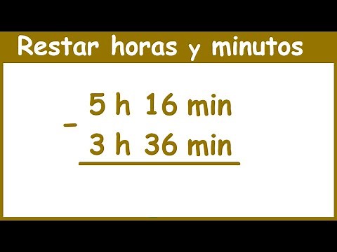 How to subtract hours and minutes