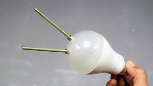 Put a Screw on LED Bulb and See What Happens | Homemade Creative