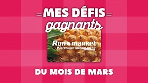 99 reactions · 8 comments | Découvrez LES DÉFIS GAGNANTS du mois de mars  Cagnottez sur vos marques préférées 朗 A découvrir dès maintenant sur votre application Run market !  | Run market | Facebook