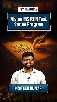 Vision IAS PSIR Test Series Program