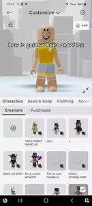 how to get 2 hairs in roblox (moblie)// update: it got patched