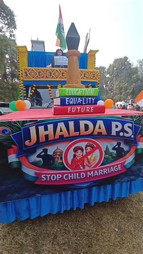 26 January tablaue 2026 || jhalda P.S || #short || #Tablaue #republicday