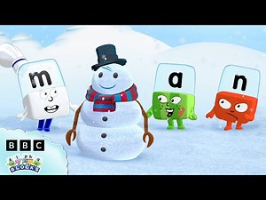 Snowman ⛄ | Season Two | Alphablocks Full Episode | Learn to Read | @officialalphablocks - Videos For Kids