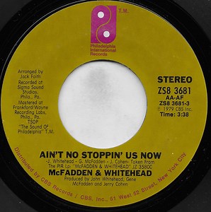 McFadden & Whitehead - Ain't No Stoppin' Us Now