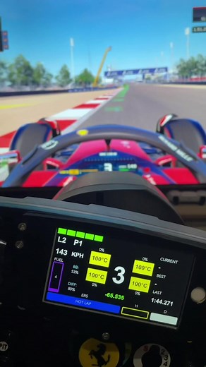 Dashboard pour volant F1 #thrustmaster #f1 #maker #leclerc #fyp #redbull #ferrari