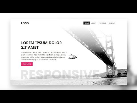 Responsive Banner and Navigation Bar using Bootstrap 4 | Responsive Web Design