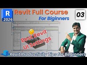 #03 Revit 2026 Tutorial for Beginners | User Interface Overview & Keyboard Shortcut Settings