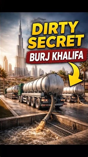 The Dirty Secret Behind Burj Khalifa Nobody Talks About #burjkhalifa #facts #shorts #factversetelugu