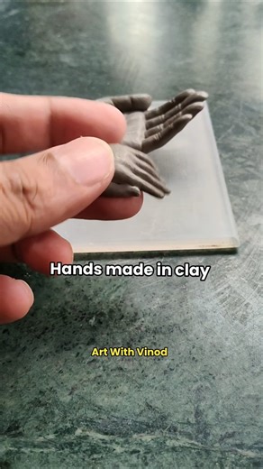 Clay Hands #clay #clayart #shorts