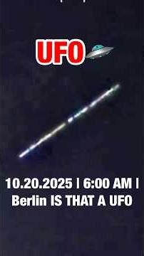 🇩🇪ドイツベルリンで撮影されたUFO映像！ #未確認生命体 #宇宙人