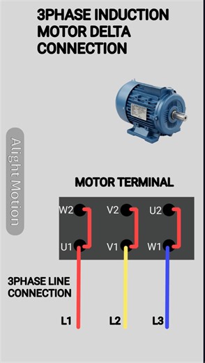 3 Phase Induction Motor Delta Connection | डेल्टा कनेक्शन कैसे करें?