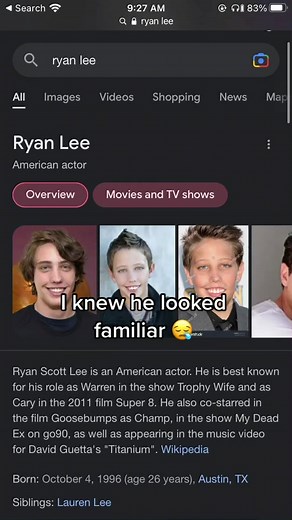 If you don’t know who Ryan Lee is he is the goosebumps guy champ