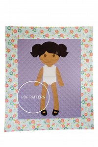 Paper Doll Blanket, the Original Paper Doll Blanket Pattern, Paper Doll Quilt, Paperdoll Quilt, Paperdoll Pattern - Etsy