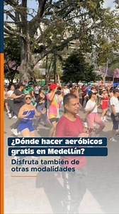 47K views · 533 reactions | En Medellín hay oferta gratuita de aeróbicos todos los días. 露‍♂️ Consulta la programación de los puntos en www.inder.gov.co  | Alcaldía de Medellín | Facebook