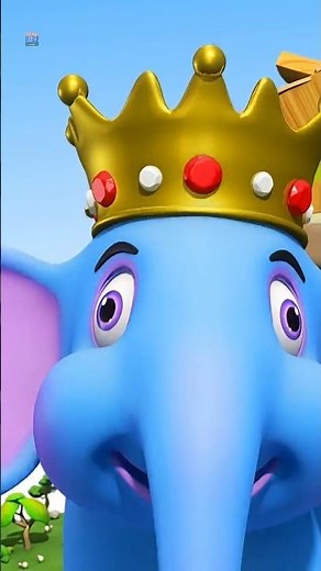 Where is the elephant king?, Kids Hindi Nursery Rhyme #shorts #hathiraja #viral