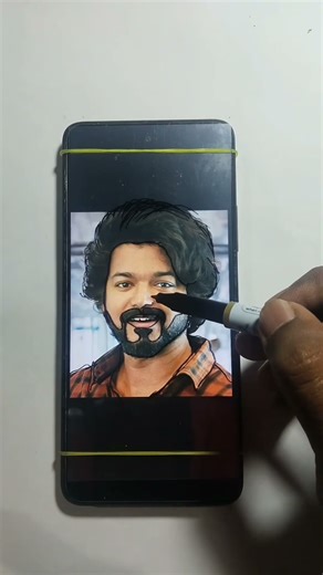 Thalapthy Vijay drawing | surya drawing academy