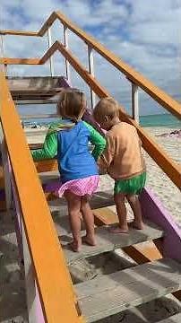 Joyful kids enjoying the beach. Cute Kids Video Compilation!