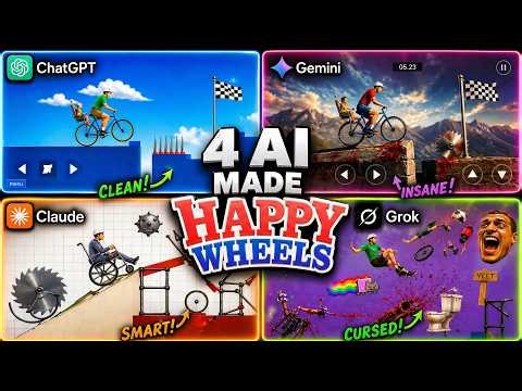 I Let 4 AIs Make Happy Wheels From Scratch